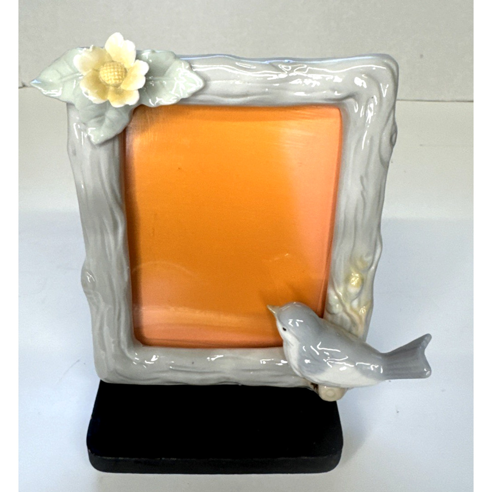 VTG Porcelain Frame Small Wonders Jamestown Collection Fine China Bird Flower